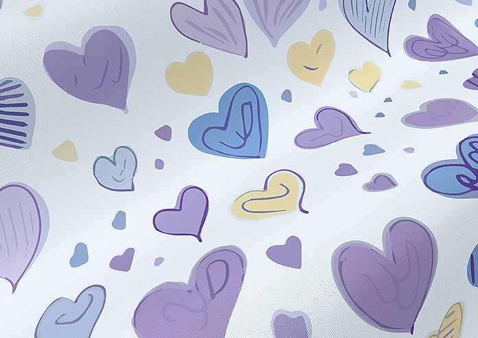 Sweetheart, Purple - Twist&Fit Roller Blind - Image 4